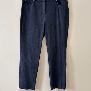 J McLaughlin Size 10, 5 Pocket Stretch Straight Leg Pants  Ankle Casual Work